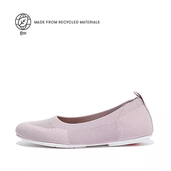 FitFlop ALLEGRO E01 Multi-Knit Ballerina Sko LyseLilla | 79381978