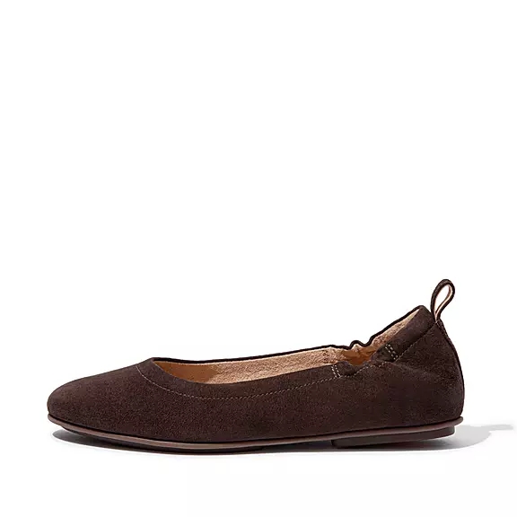 FitFlop ALLEGRO Ruskind Ballerina Sko Brune | 74346421