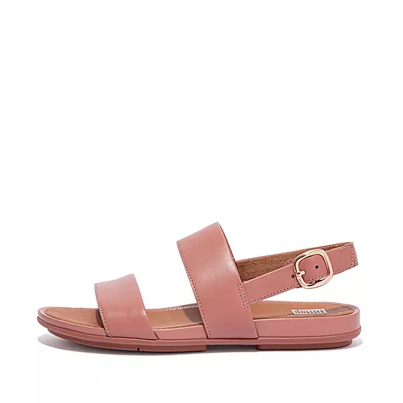 FitFlop GRACIE Læder Sandaler Med Rem Lyserød | 24747152