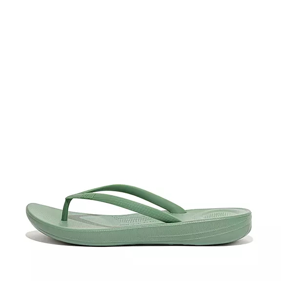 FitFlop IQUSHION Ergonomic Klipklapper Grøn | 77736975