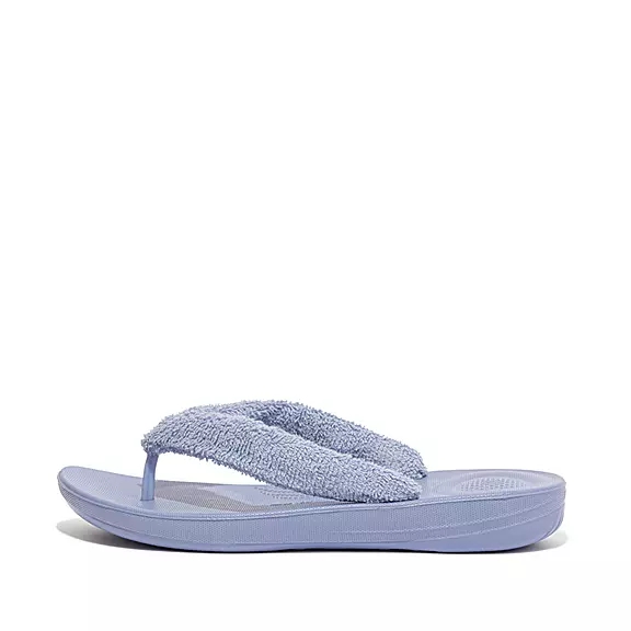 FitFlop IQUSHION Towelling Klipklapper Lavendel | 22781688
