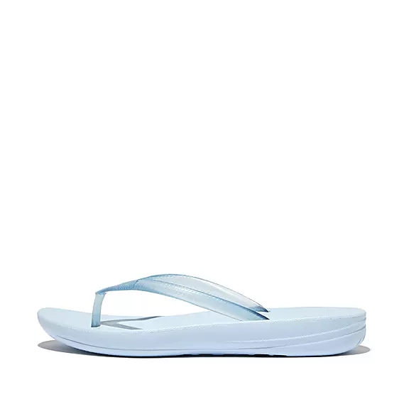 FitFlop IQUSHION Transparent Klipklapper Blå | 87808697