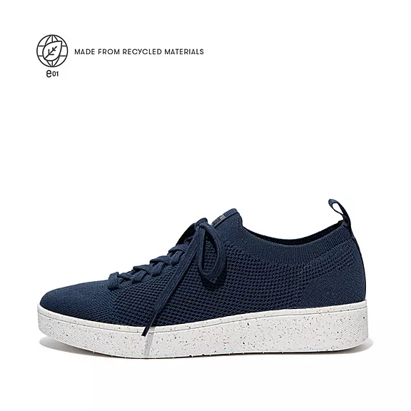 FitFlop RALLY E01 Multi-Knit Sneakers Mørkeblå | 65427240