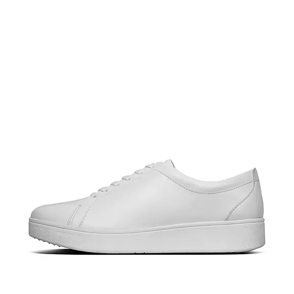 FitFlop RALLY Læder Sneakers Hvide | 31044938