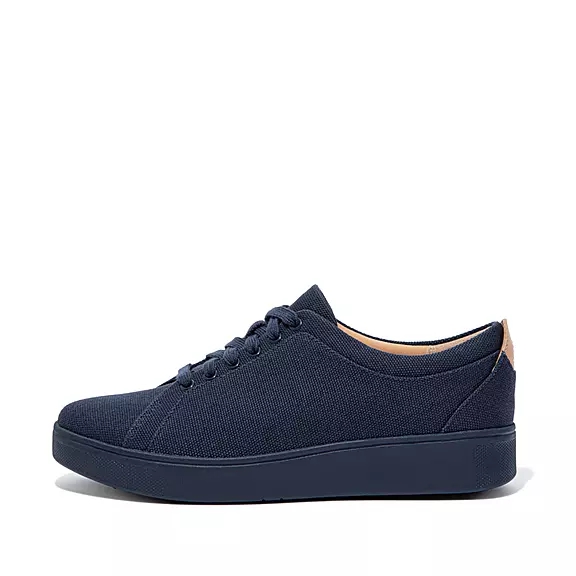 FitFlop RALLY Lærred Sneakers Mørkeblå | 30263475