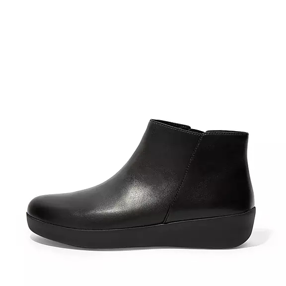 FitFlop SUMI Ruskind Ankelstøvler Sort | 53646687