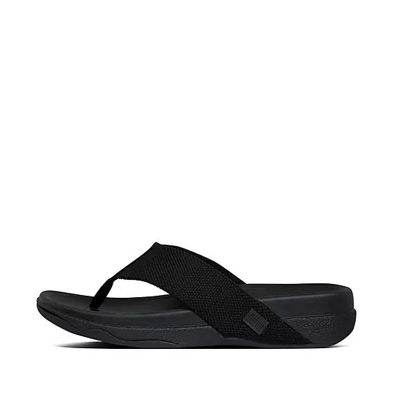 FitFlop SURFER Mens Sandaler Med Tåstolpe Sort | 81461457
