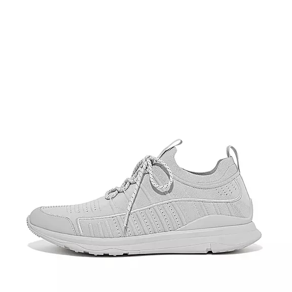 FitFlop VITAMIN FF Knit Sports Sneakers Grå | 42514596