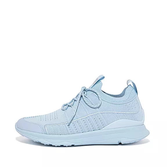 FitFlop VITAMIN FF Knit Sports Sneakers Blå | 88822004