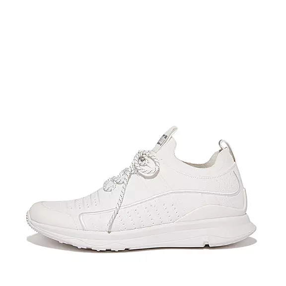 FitFlop VITAMIN FF Knit Sports Sneakers Hvide | 98392212