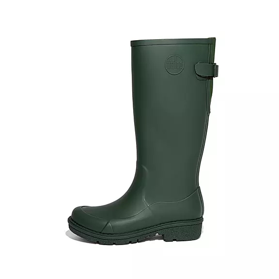 FitFlop WONDERWELLY Høje Gummistøvler Grøn | 31638190