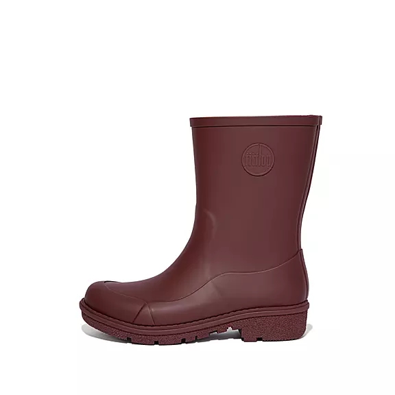 FitFlop WONDERWELLY Kort Gummistøvler Bordeaux | 17019542