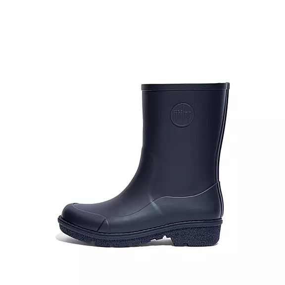 FitFlop WONDERWELLY Kort Gummistøvler Mørkeblå | 92285654