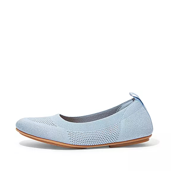 FitFlop ALLEGRO Airyknit Ballerina Sko Blå | 88611500