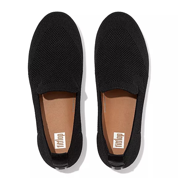 FitFlop ALLEGRO E01 Multi-Knit Loafers Mørkeblå | 85601307