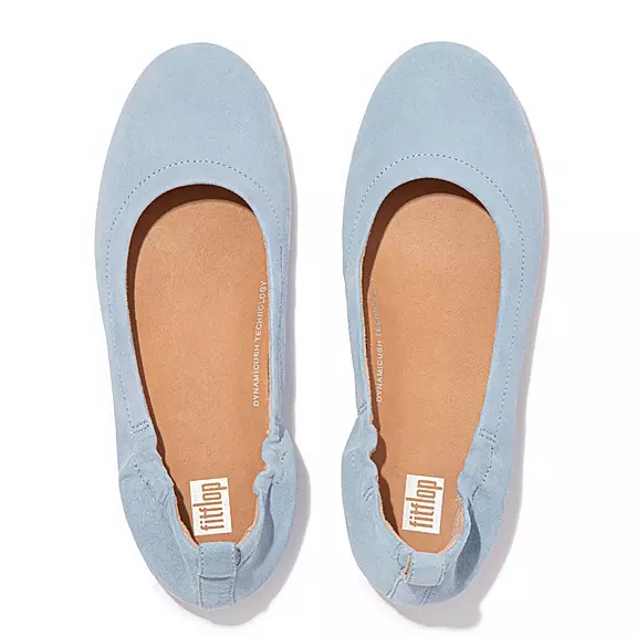 FitFlop ALLEGRO Ruskind Ballerina Sko Blå | 86268760