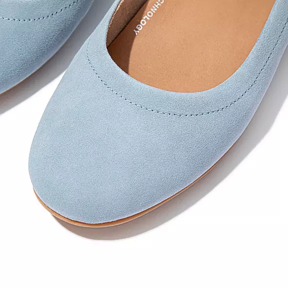 FitFlop ALLEGRO Ruskind Ballerina Sko Blå | 86268760