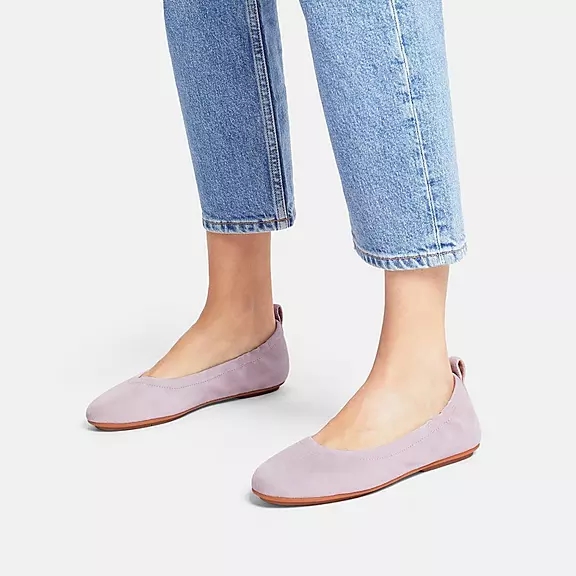 FitFlop ALLEGRO Ruskind Ballerina Sko LyseLilla | 37358553