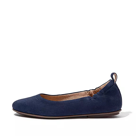 FitFlop ALLEGRO Ruskind Ballerina Sko Mørkeblå | 79030941
