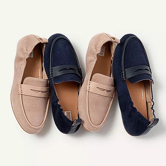 FitFlop ALLEGRO Ruskind Penny Loafers Beige | 75290941