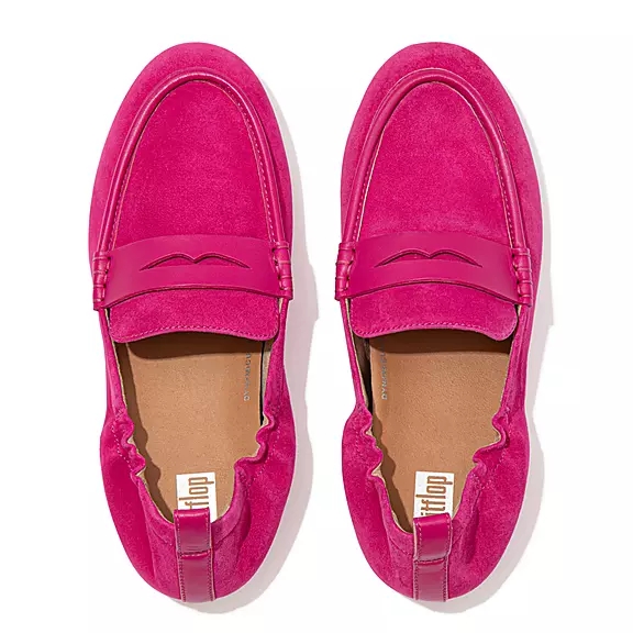 FitFlop ALLEGRO Ruskind Penny Loafers Fuchsia | 40817472