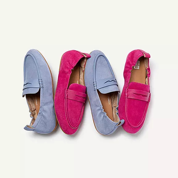 FitFlop ALLEGRO Ruskind Penny Loafers Fuchsia | 40817472