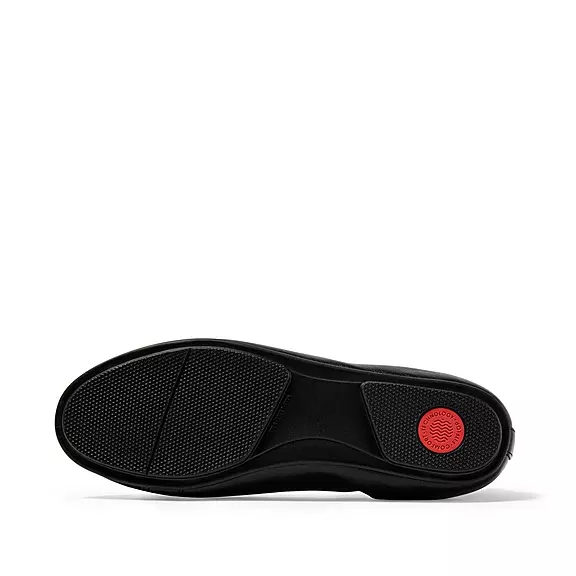 FitFlop ALLEGRO Soft Læder Ballerina Sko Sort | 12167766