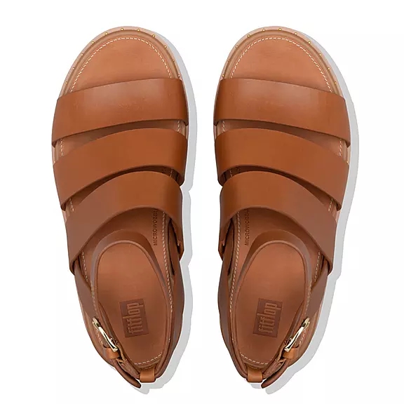 FitFlop ELOISE Espadrillos Kilehæl Sandaler LyseBrune | 30836237