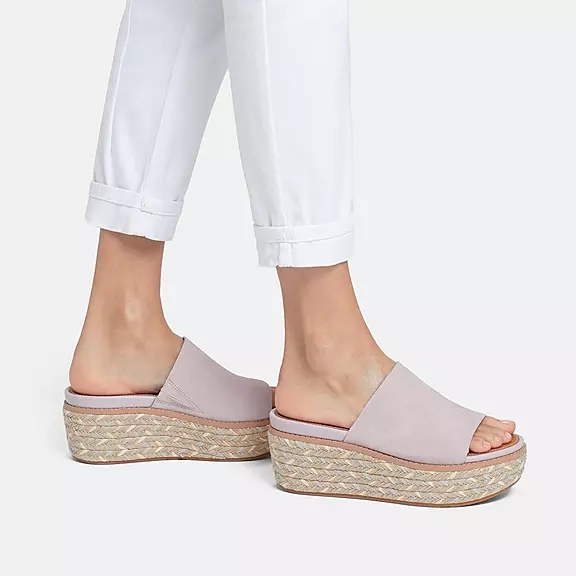 FitFlop ELOISE Espadrillos Ruskind Wedge Plateau Sandaler LyseLilla | 54725468
