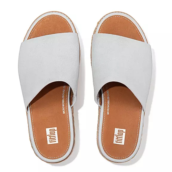FitFlop ELOISE Espadrillos Ruskind Wedge Plateau Sandaler Grå | 90971163