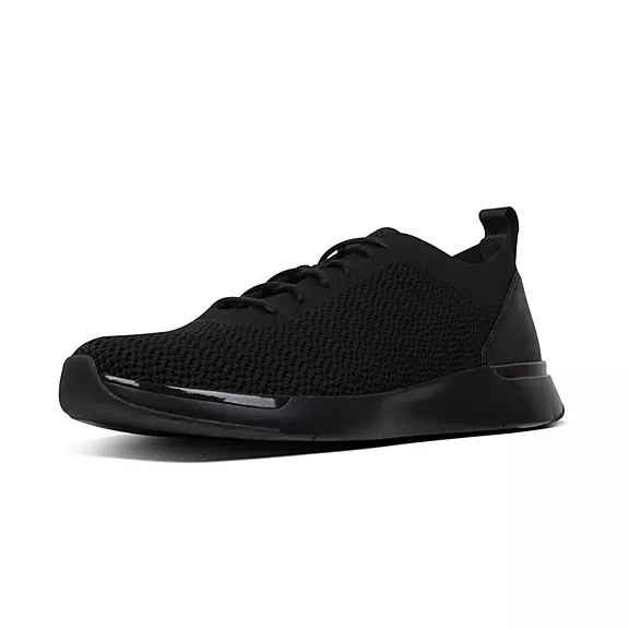 FitFlop FLEXKNIT Mens Sneakers Sort | 23568719