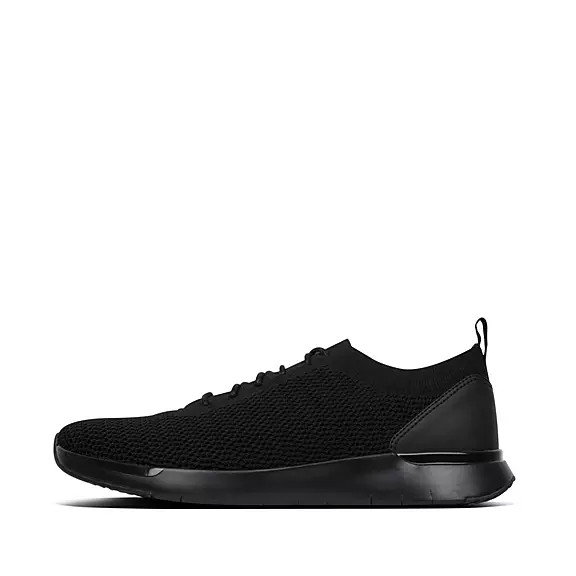 FitFlop FLEXKNIT Mens Sneakers Sort | 23568719