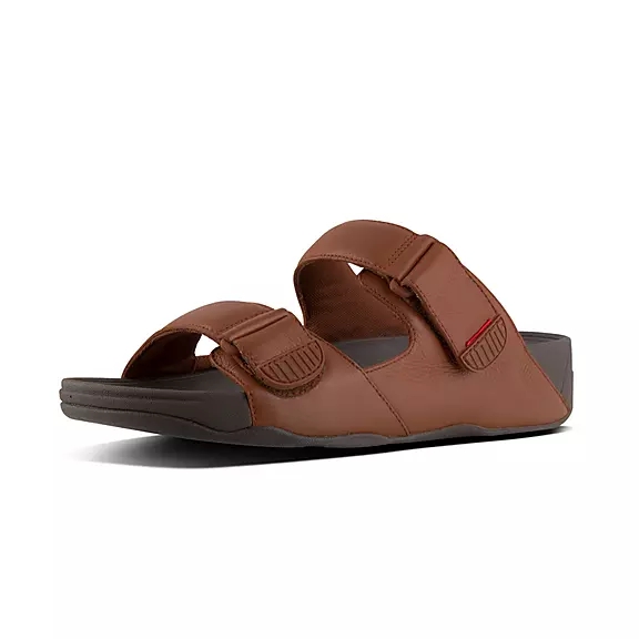 FitFlop GOGH Læder Badesandaler MørkeBrune | 10070906
