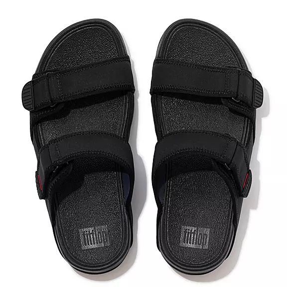 FitFlop GOGH MOC Strand-Resistant Badesandaler Sort | 27861375