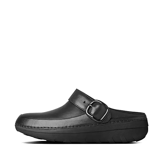 FitFlop GOGH PRO Superlight Læder Træsko Sort | 55154321