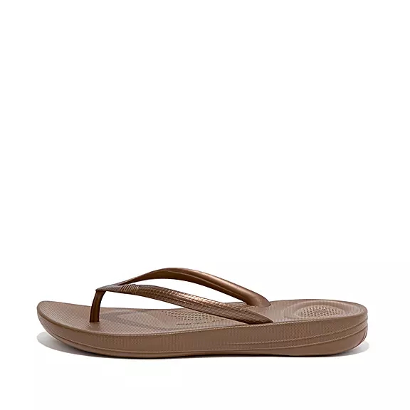 FitFlop IQUSHION Ergonomic Klipklapper Chokolade | 18639901
