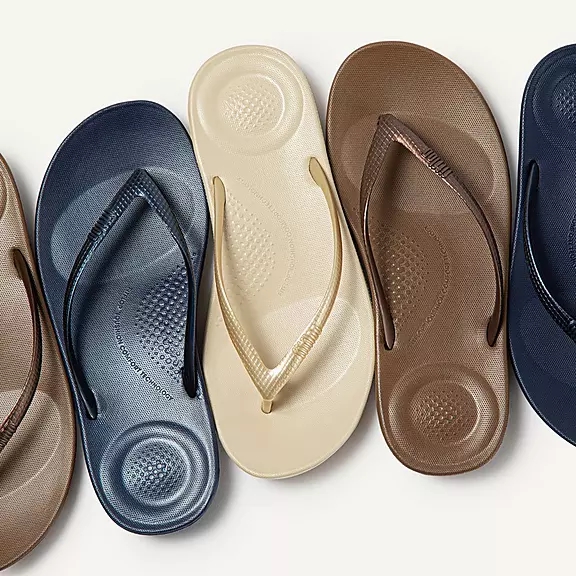 FitFlop IQUSHION Ergonomic Klipklapper Guld | 60514293