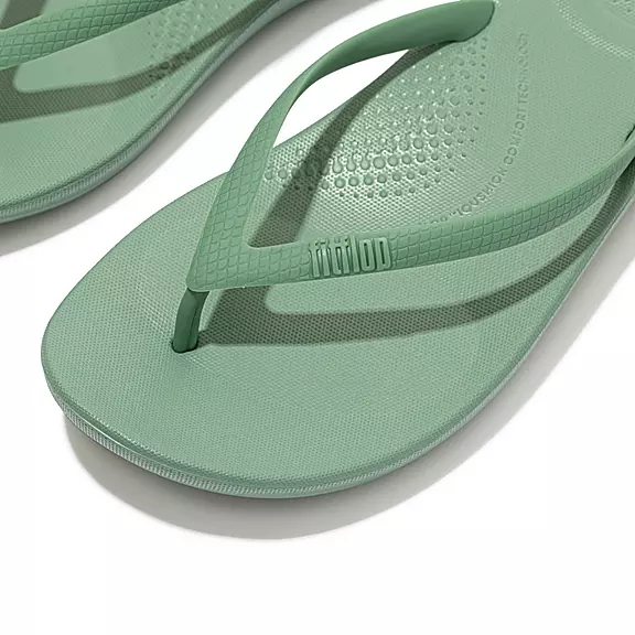 FitFlop IQUSHION Ergonomic Klipklapper Grøn | 77736975