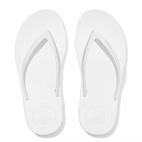 FitFlop IQUSHION Ergonomic Klipklapper Hvide | 94780789