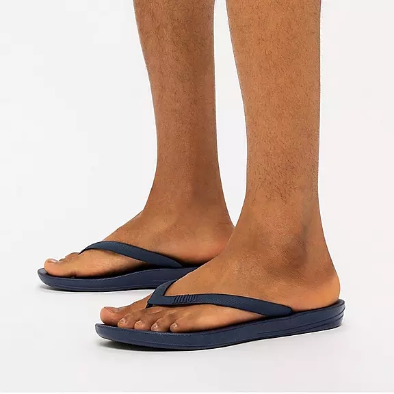 FitFlop IQUSHION Ergonomic Klipklapper Mørkeblå | 20741998