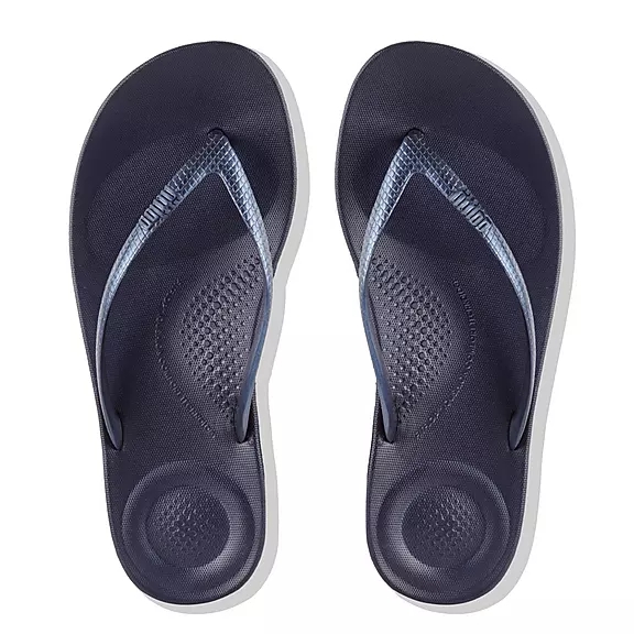 FitFlop IQUSHION Ergonomic Klipklapper Mørkeblå | 91929965