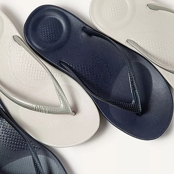 FitFlop IQUSHION Ergonomic Klipklapper Mørkeblå | 91929965