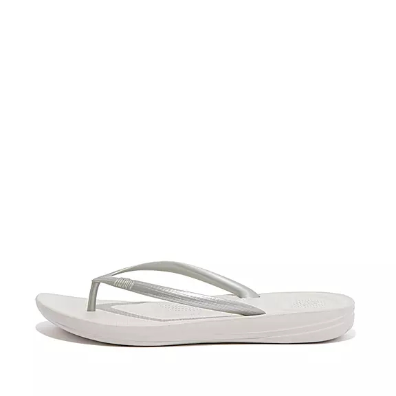 FitFlop IQUSHION Ergonomic Klipklapper Sølv | 79539508