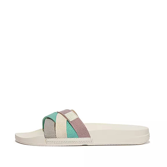 FitFlop IQUSHION Multi-Páskové Badesandaler Hvide | 95798596