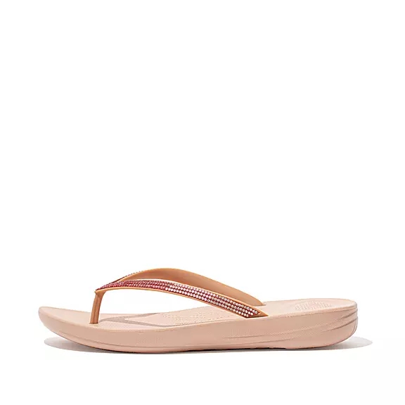 FitFlop IQUSHION Ombré Sparkle Klipklapper Lyserød | 55902496