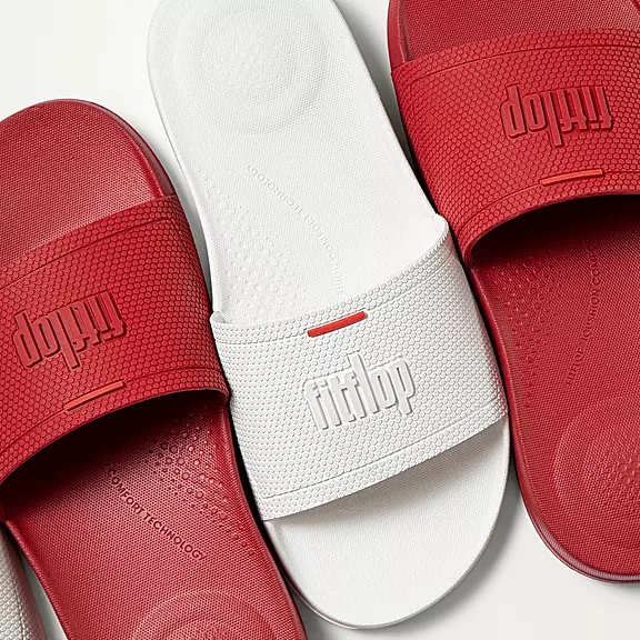 FitFlop IQUSHION Pool Badesandaler Hvide | 37587706