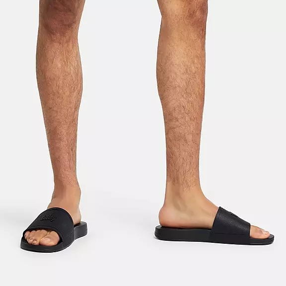 FitFlop IQUSHION Pool Badesandaler Sort | 49401717