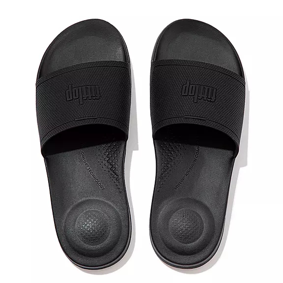 FitFlop IQUSHION Pool Badesandaler Sort | 49401717