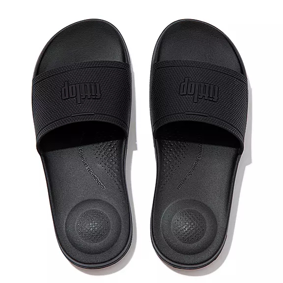 FitFlop IQUSHION Pool Badesandaler Sort | 60081432