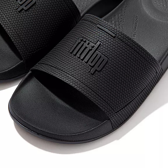 FitFlop IQUSHION Pool Badesandaler Sort | 60081432